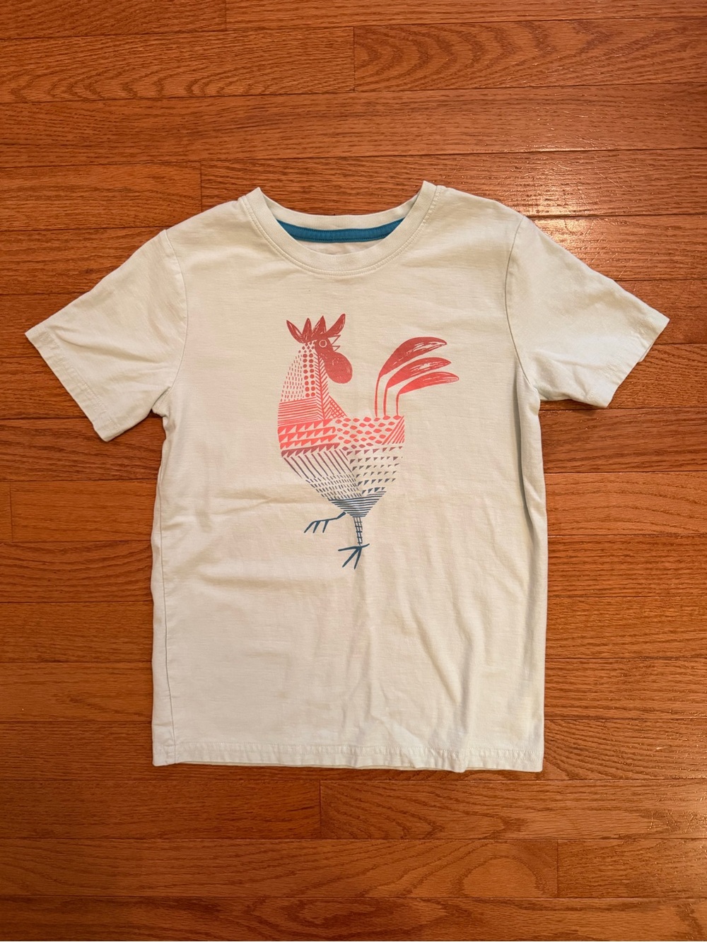 Tea Collection Rainbow Rooster Short Sleeve Tee